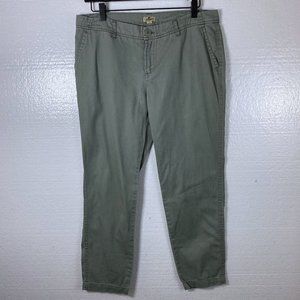 Woolrich Size 8 Green Casual Skinny Hiking Pants